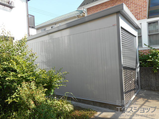 東京都八王子市のの倉庫・ガレージ ガレーディア ハイルーフ GR130H 高基礎仕様 施工例