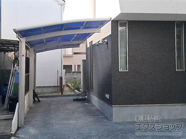 福岡県春日市ののカーポート レイナポートグラン 延長　積雪〜20cm対応 施工例