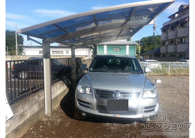 栃木県小山市ののカーポート プレシオスポート 積雪〜20cm対応 施工例