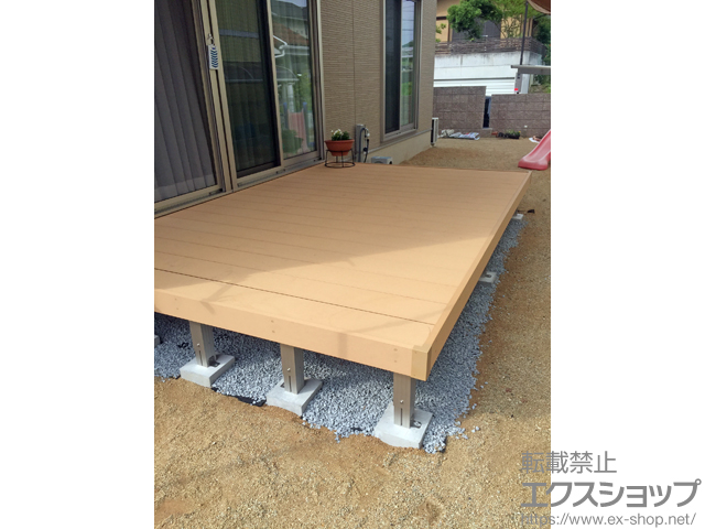 奈良県生駒郡三郷町ののウッドデッキ リウッドデッキ 200 施工例