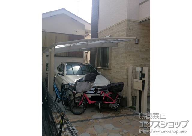 東京都杉並区ののカーポート プレシオスポート 積雪〜20cm対応 施工例