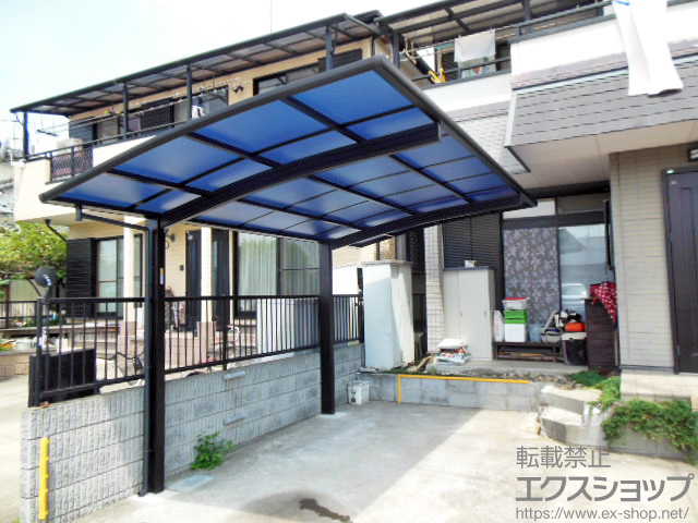 埼玉県越谷市ののカーポート プレシオスポート 積雪〜20cm対応 施工例