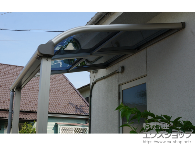 滋賀県彦根市ののテラス屋根 プレシオステラス R型 テラスタイプ 単体 積雪〜20cm対応 施工例