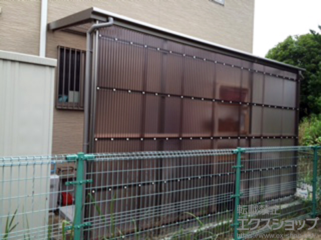 愛知県日進市のLIXIL リクシル（トステム）のストックヤード フリーヤード オープンタイプ 積雪〜20cm対応 施工例