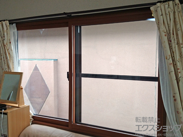 鹿児島県鹿児島市のの二重窓（内窓） インプラス ダストバリア仕様 引違い窓 2枚建 施工例