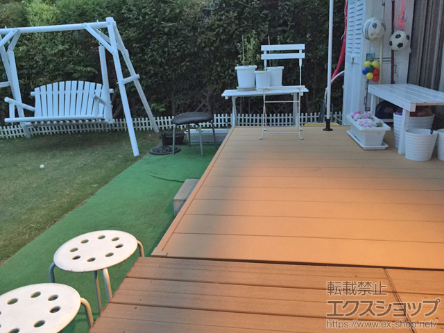 神奈川県川崎市ののウッドデッキ リウッドデッキ 200 施工例