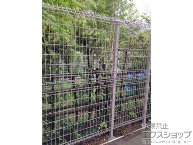 鹿児島県鹿児島市ののフェンス・柵 メッシュフェンス G10 自由柱方式 施工例