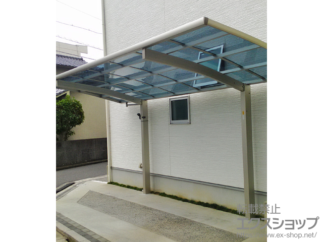 広島県広島市ののカーポート プレシオスポート 積雪〜20cm対応 施工例
