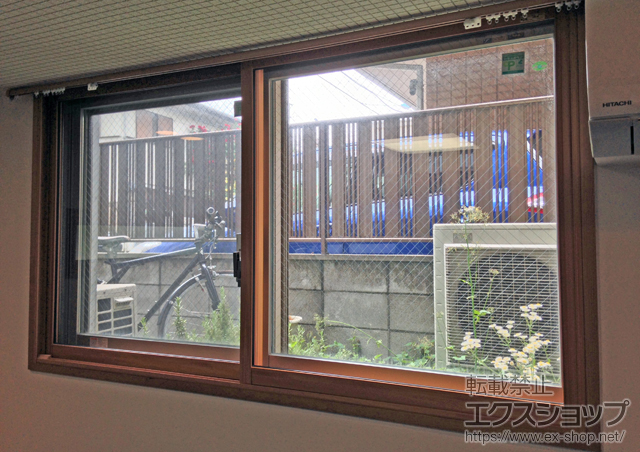 東京都杉並区のの二重窓（内窓） インプラス ダストバリア仕様 引違い窓 2枚建 施工例