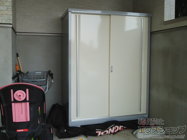 東京都大田区のの物置・屋外倉庫 シンプリー 一般型(MJX-156EP FW) 施工例