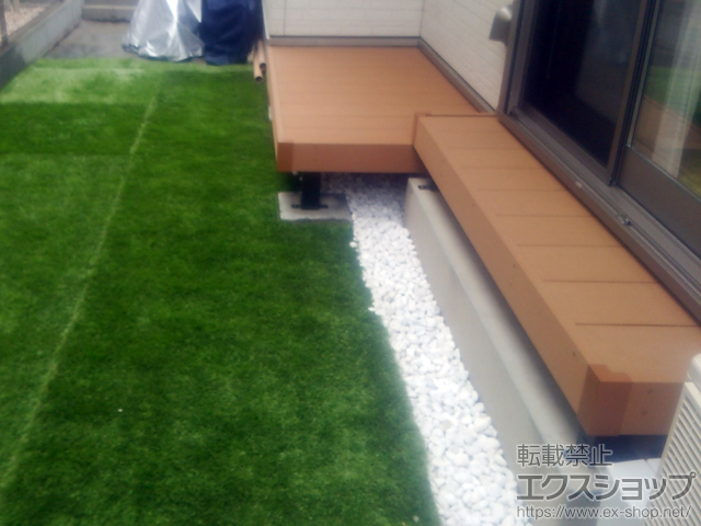 埼玉県新座市ののウッドデッキ リウッドデッキ 200 施工例