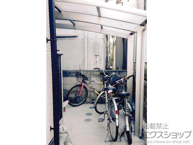 東京都世田谷区ののサイクルポート・駐輪場 レイナポートグラン ミニ 積雪〜20cm対応 施工例