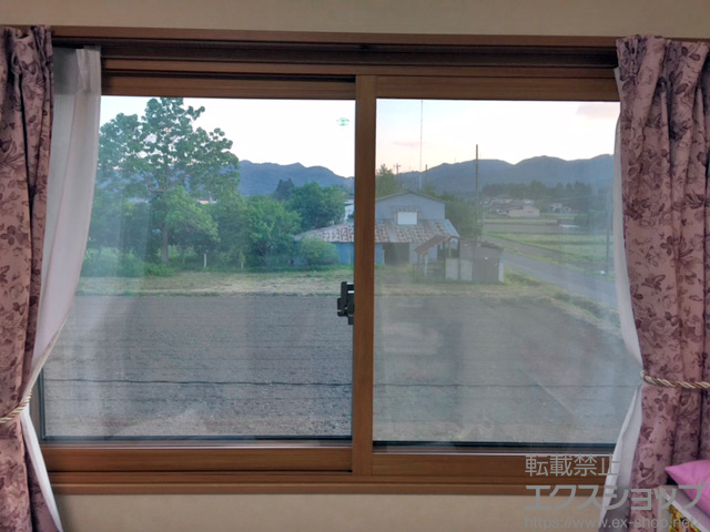 福島県南相馬市のの二重窓（内窓） インプラス ダストバリア仕様 引違い窓 2枚建 施工例