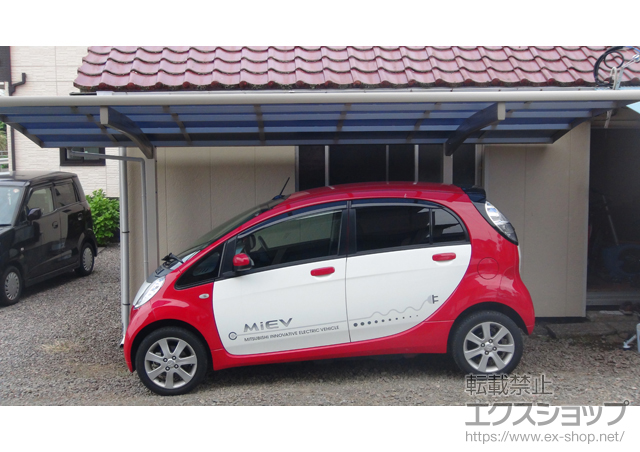 宮崎県日向市ののカーポート プレシオスポート 積雪〜20cm対応 施工例