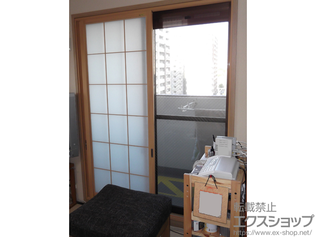 福岡県福岡市のの二重窓（内窓） インプラス ダストバリア仕様 引違い窓 2枚建 施工例