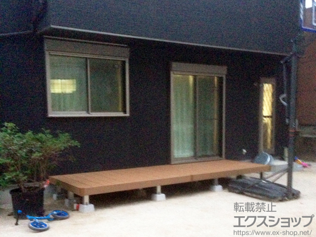 福岡県筑紫郡那珂川町ののウッドデッキ リウッドデッキ 200 施工例