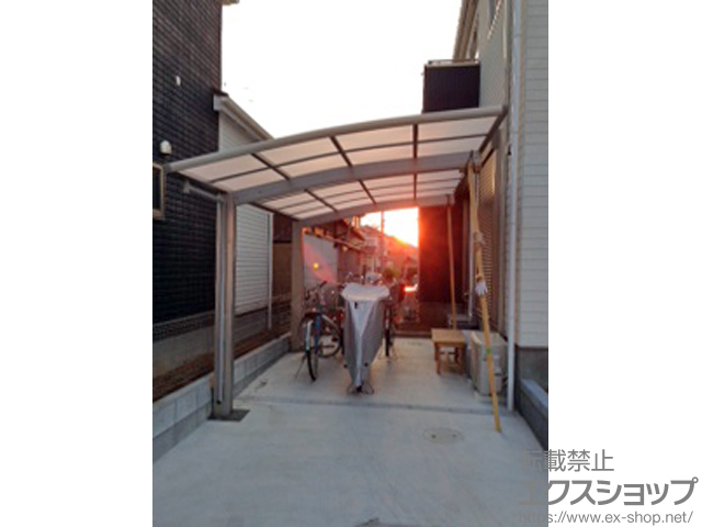 千葉県松戸市ののカーポート プレシオスポート 積雪〜20cm対応 施工例