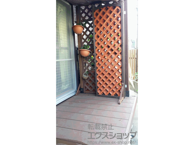 福岡県北九州市ののウッドデッキ リウッドデッキ 200 施工例