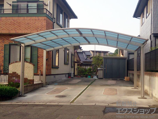 宮城県柴田郡村田町ののカーポート レイナツインポートグラン　積雪〜20cm対応 施工例