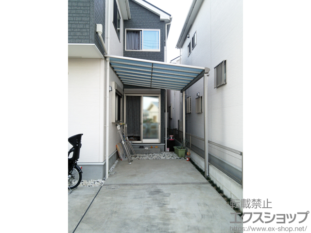 兵庫県神戸市ののテラス屋根 ヴェクターテラス F型 テラスタイプ 単体 積雪〜20cm対応 施工例