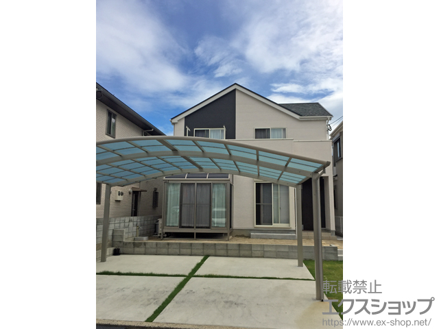 福岡県福岡市ののカーポート レイナツインポートグラン　積雪〜20cm対応 施工例