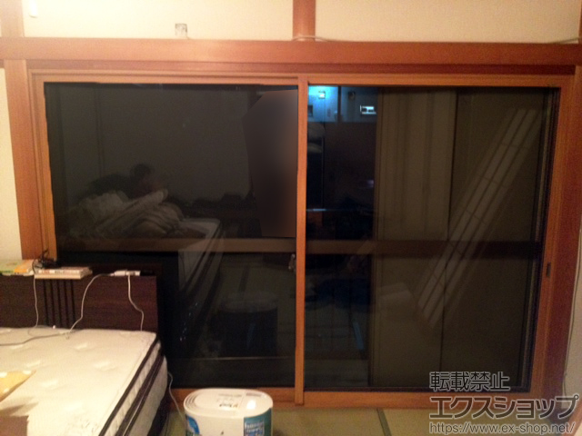 愛知県名古屋市のの二重窓（内窓） インプラス ダストバリア仕様 引違い窓 2枚建 施工例