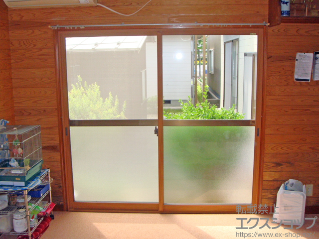 鳥取県倉吉市のの二重窓（内窓） インプラス ダストバリア仕様 引違い窓 2枚建 施工例