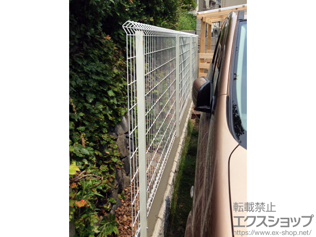 大阪府茨木市ののフェンス・柵 イーネットフェンス1F型 施工例