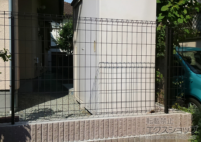 神奈川県横浜市ののフェンス・柵 イーネットフェンス1F型 施工例
