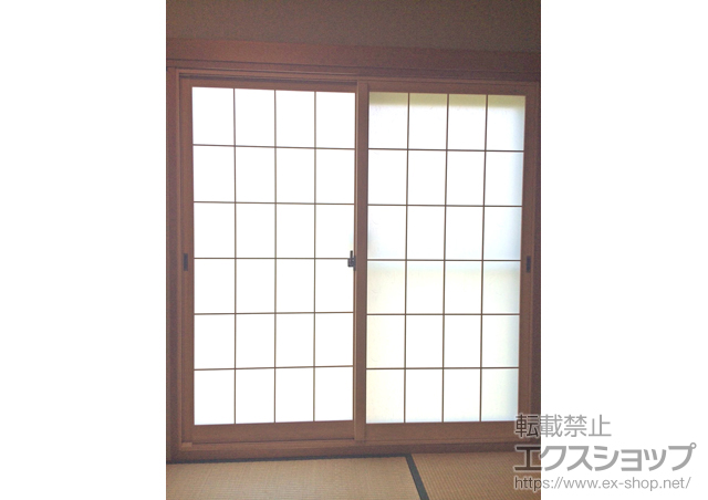 宮城県名取市のの二重窓（内窓） インプラス ダストバリア仕様 引違い窓 2枚建 施工例