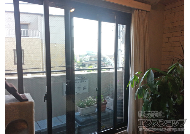 東京都杉並区のの二重窓（内窓） インプラス ダストバリア仕様 引違い窓 2枚建 施工例