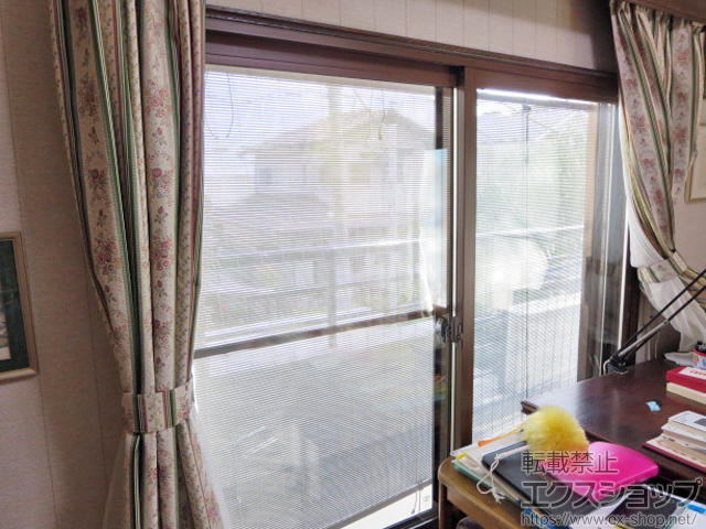 兵庫県宝塚市のの二重窓（内窓） プラマードU 引違い窓 2枚建 施工例