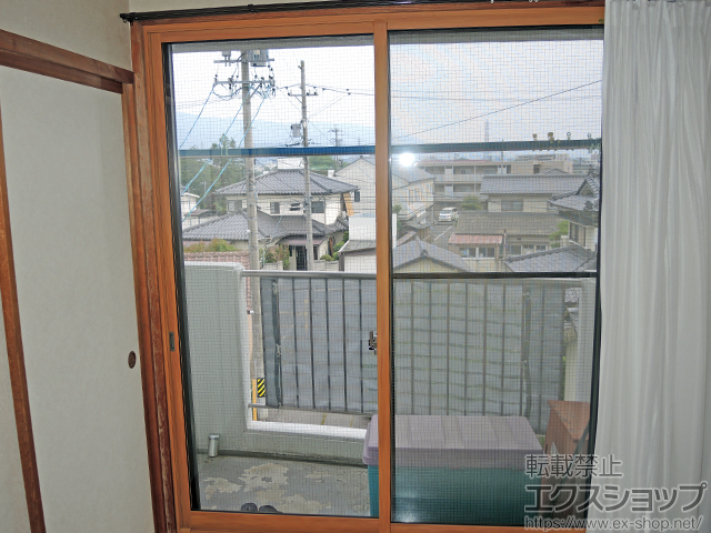 長野県松本市のの二重窓（内窓） インプラス ダストバリア仕様 引違い窓 2枚建 施工例