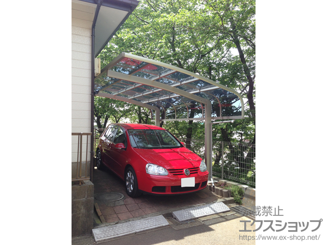 神奈川県川崎市ののカーポート レイナキャップポートグラン　積雪〜20cm対応 施工例