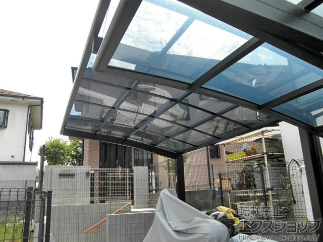 東京都八王子市ののカーポート プレシオスポート 積雪〜20cm対応 施工例