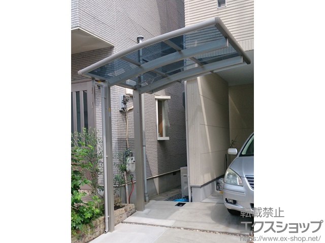 大阪府高槻市ののサイクルポート・駐輪場 レイナポートグランミニ 積雪〜20cm対応 施工例