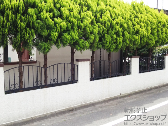 神奈川県藤沢市ののフェンス・柵 ラフィーネ フェンス4型 フリーポールタイプ 施工例