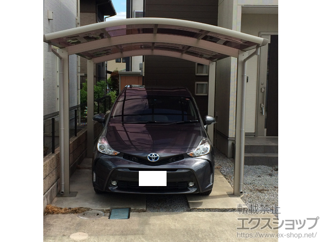 栃木県栃木市ののカーポート レイナワンポートグラン　積雪〜20cm対応 施工例