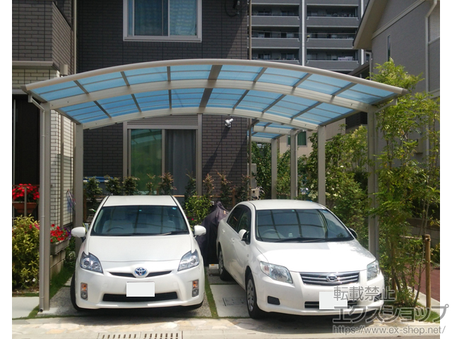 福岡県糟屋郡粕屋町ののカーポート レイナツインポートグラン　積雪〜20cm対応 施工例