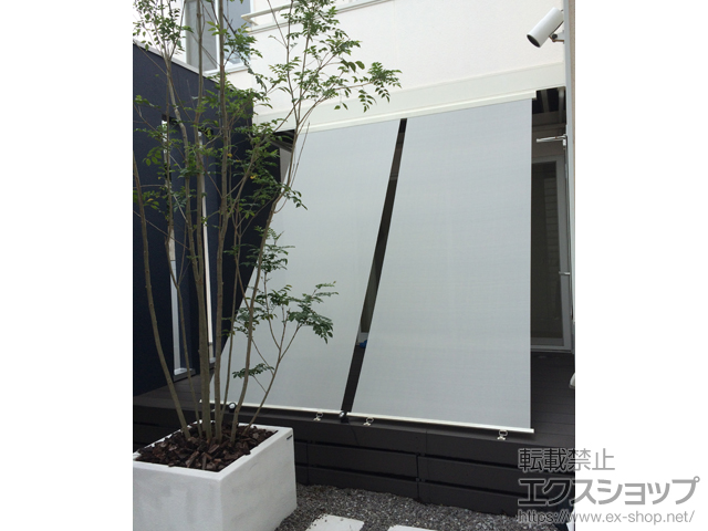 東京都町田市のLIXIL リクシル（トステム）の スタイルシェード デッキ固定タイプ 施工例