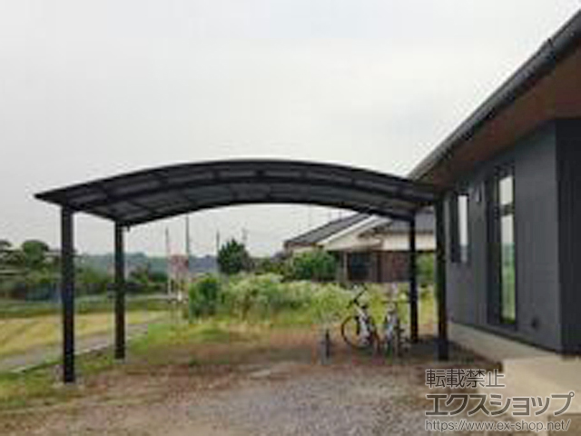 大分県宇佐市ののカーポート レイナツインポートグラン　積雪〜20cm対応 施工例