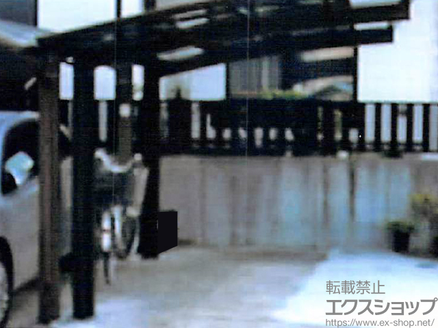岐阜県恵那市ののカーポート プレシオスポート 積雪〜20cm対応 施工例