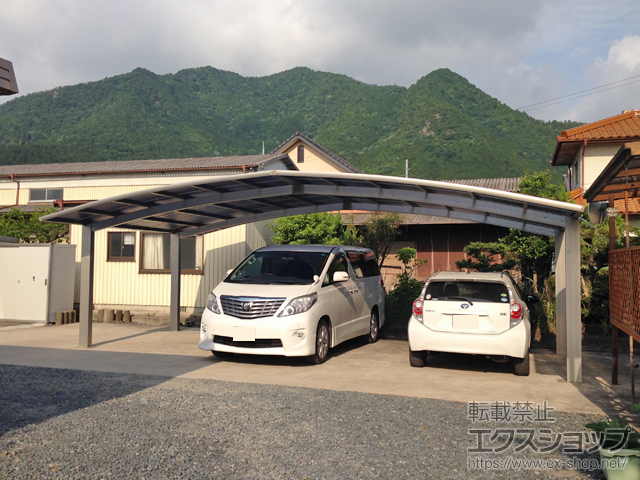 兵庫県丹波市ののカーポート レイナトリプルポートグラン　積雪〜20cm対応 施工例