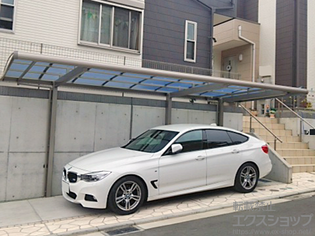 神奈川県横浜市ののカーポート フーゴAプラス 延長 積雪〜20cm対応 施工例