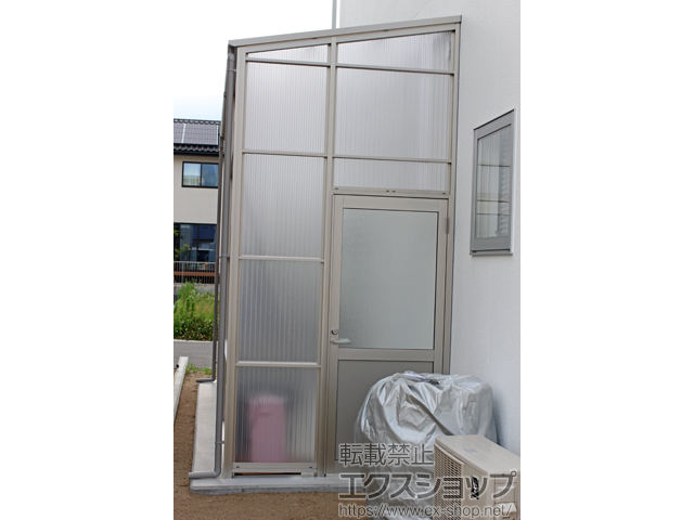 島根県出雲市ののストックヤード ストックヤードII 両側ドア付きタイプ 連棟 積雪〜20cm対応 施工例