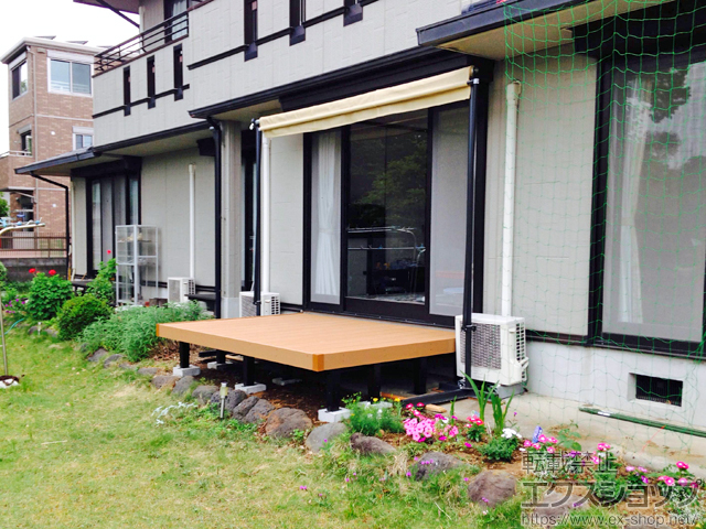 静岡県駿東郡長泉町ののウッドデッキ リウッドデッキ 200 施工例