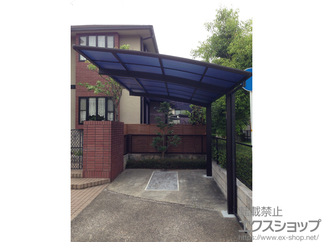 大阪府富田林市ののカーポート プレシオスポート 積雪〜20cm対応 施工例