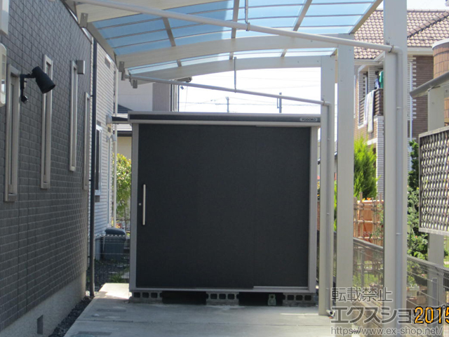 宮城県大崎市ののカーポート レイナポートREグラン 延長　積雪〜20cm対応 施工例