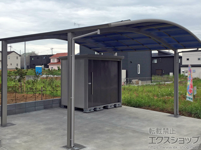 茨城県つくばみらい市ののカーポート レイナツインポートグラン　積雪〜20cm対応 施工例