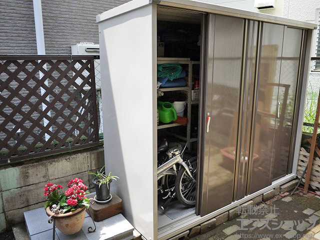 東京都八王子市のの物置・屋外倉庫 グランプレステージジャスト(M-229AF　CB) 施工例